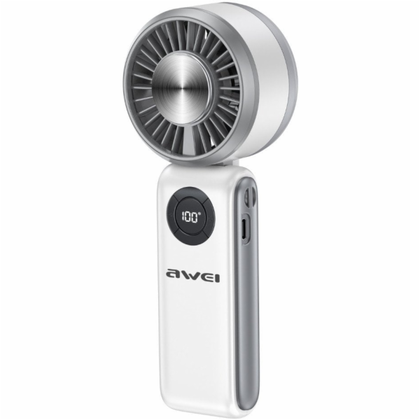 AWEI Ruční ventilátor F39 Fast Ice bílý