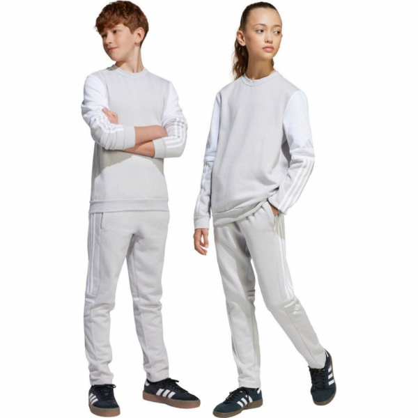 Adidas Dětské tepláky Squadra 25 šedé JD4823 128cm