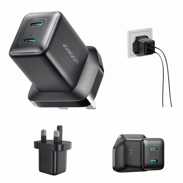 Joyroom JR-TCG17 45W nabíječka do zásuvky 2 x USB-C (brit...