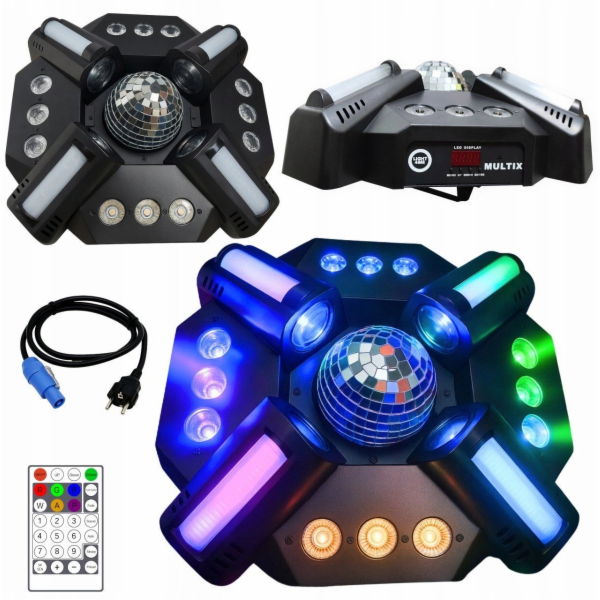 LIGHT4ME MULTIX 3v1 LED scénické multiefektové světlo