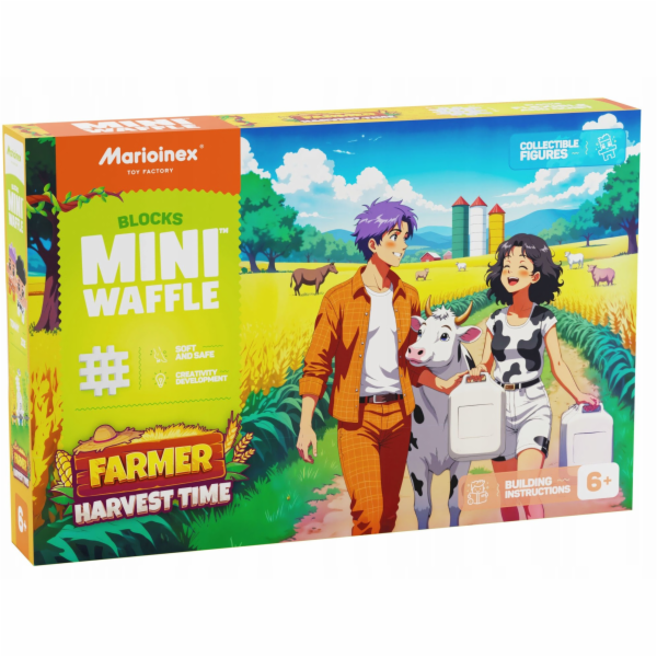 Marioinex Vaflové kostky Farmer Harvest Time 102 ks (07566)