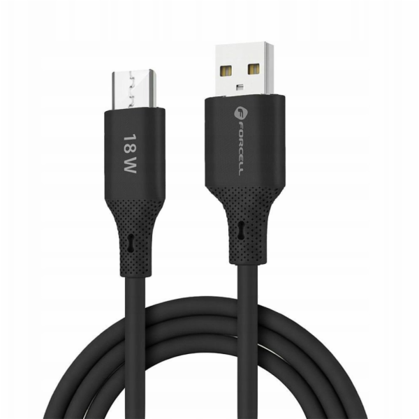 ForCell Silikonový kabel F-Energy QC3.0 2.4A 18W USB A - ...
