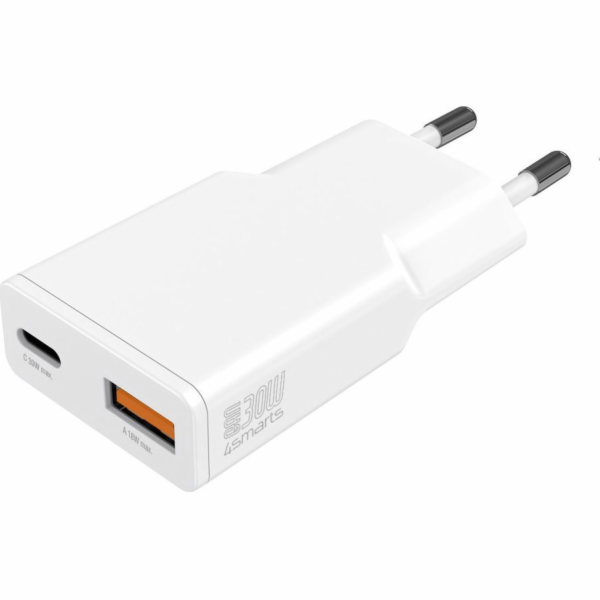 4smarts 4smart Netzladegerät PDPlug Slim Duos 30W GaN USB...