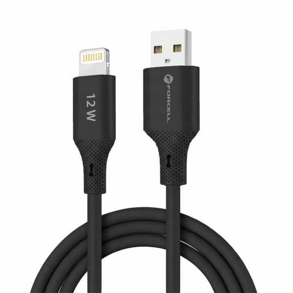 ForCell Silikonový kabel F-Energy 2,4A 12W USB A na Light...