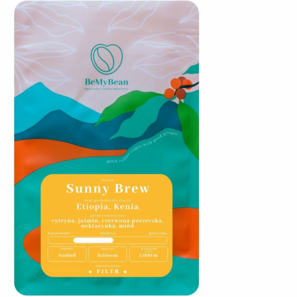 BeMyBean Sunny Brew kávová zrna 250 g