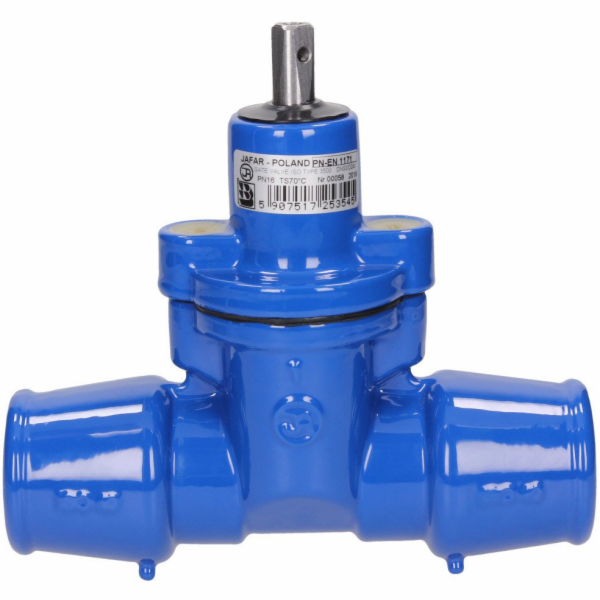 Jafar Měkce utěsněný šoupátkový ventil s ISO připojením D...