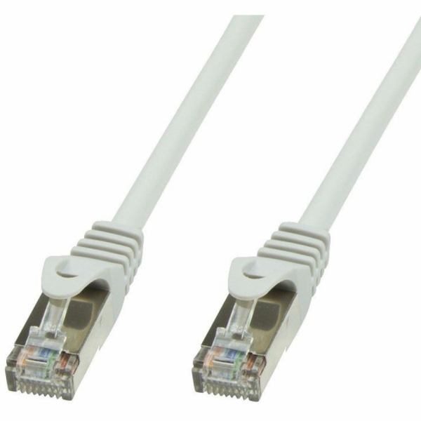 Techly Patchcord Cat6 SFTP 15m 100% CU LSZH šedý