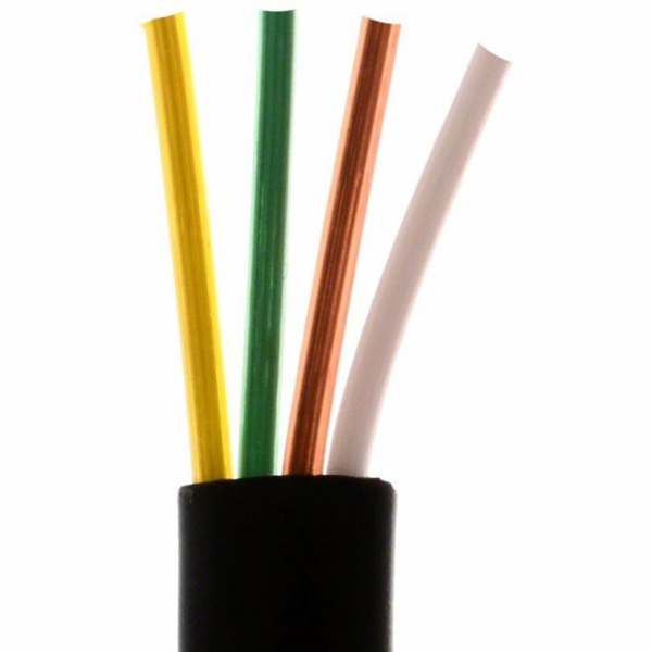 S-Impuls Telefonní kabel, 4-adrig, flach (100 m) schwarz