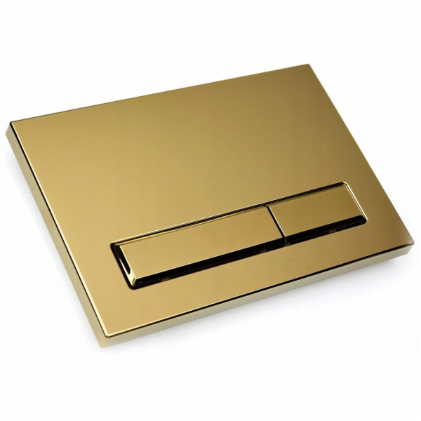 KKPOL KK-POL splachovací tlačítko M08, hnědá zlatá chromo...