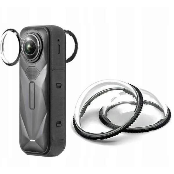 Puluz Sada 2 polykarbonátových krytů objektivů pro Insta3...