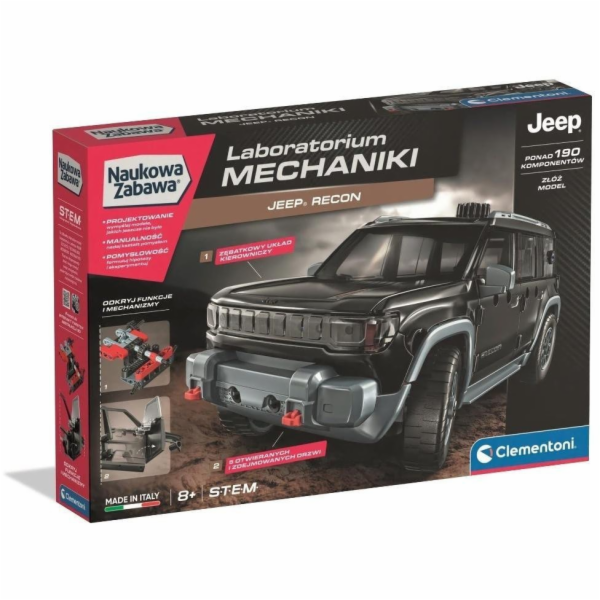 Clementoni Vědecká zábava – Mechanické laboratoře: Jeep R...