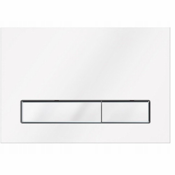 KKPOL KK-POL splachovací tlačítko M08V1, bílé SPP/384/0.1/K