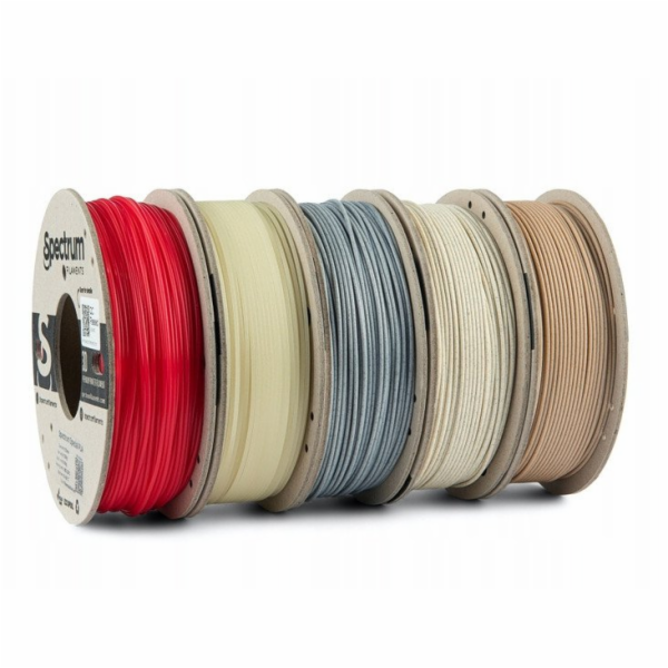 Spectrum Speciální PLA filament mix 5x250g, 80754, světlý...