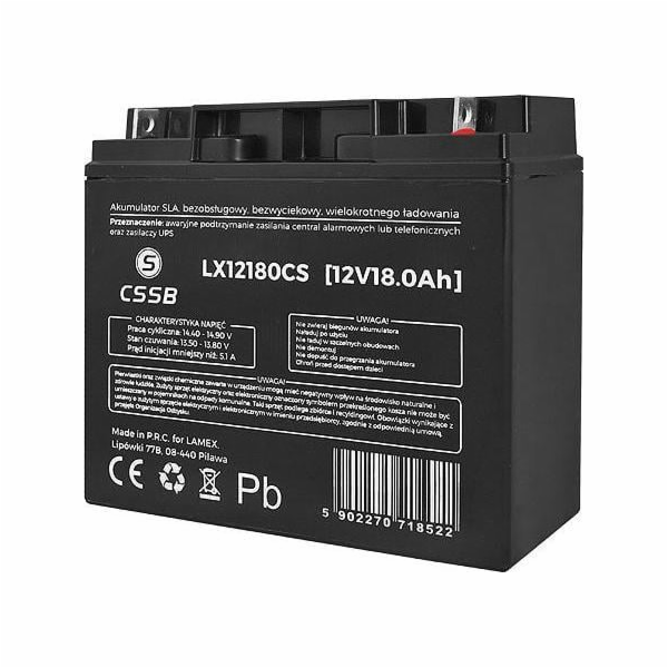 CSSB Gelová baterie 12V 18Ah