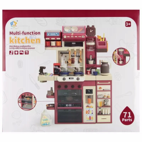 Mega Creative KUCHYNĚ S PŘÍSLUŠENSTVÍM VODA/PÁRA 56X51X36...