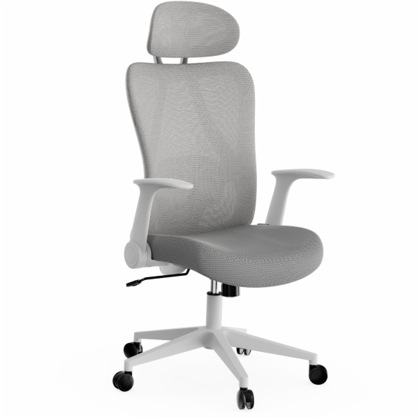 SENSE7 Kancelářská židle Noxo bílá a šedá