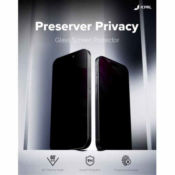 Jcpal Ochranné tvrzené sklo Preserver Privacy - tvrzené s...