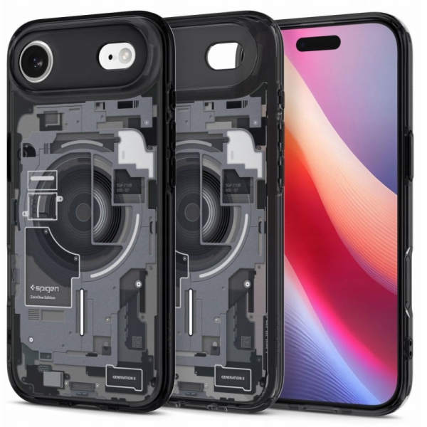 Spigen ULTRA HYBRID MAGSAFE IPHONE 17 AIR ZERO ONE ČERNÝ