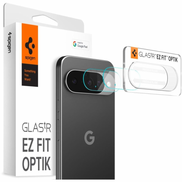 Spigen Glass TR EZ Fit Optik 2 kusy, křišťálově čiré - Go...