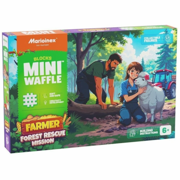 Marioinex Vaflové bonbóny Farmer Forest Rescue 100 dílků ...