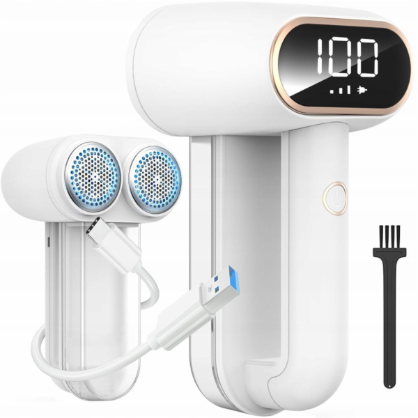 LTC Holicí strojek na oblečení s dvěma břity a displejem