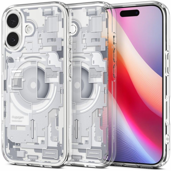 Spigen Pouzdro Ultra Hybrid MagSafe pro iPhone 17, čiré a...