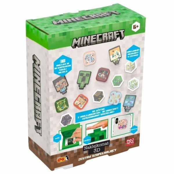 Epee Sada pro výrobu 3D samolepek z Minecraftu