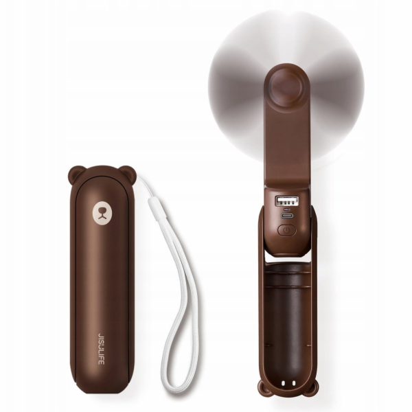 Jisulife Přenosný ruční ventilátor Life8 s USB portem, fu...