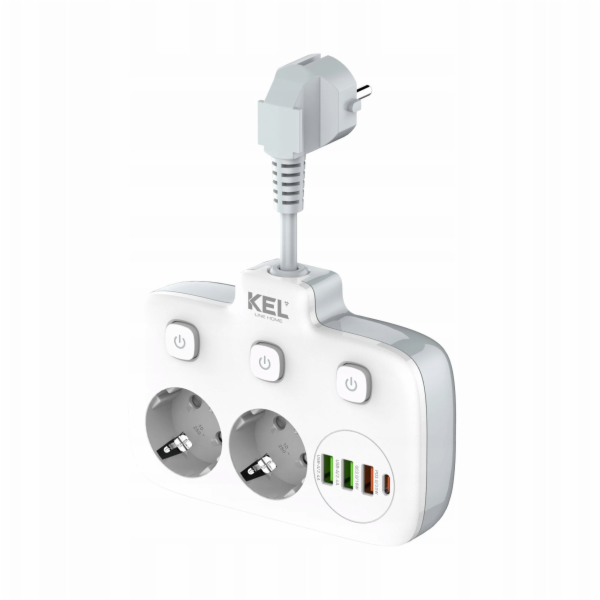 Plastrol Dvojitý rozbočovač kabelů s jednotlivými přepína...