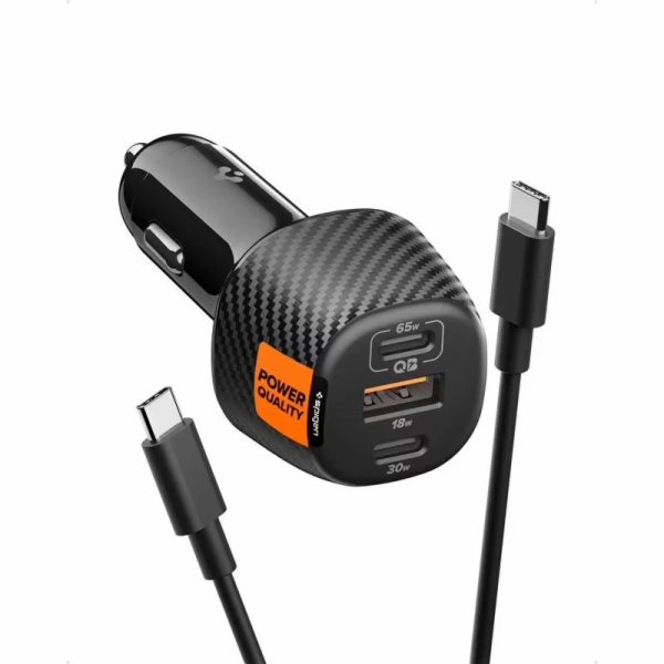 Spigen Autonabíječka Essential 113W EV1133, černá