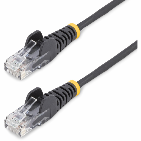 StarTech 15M TENKÝ ČERNÝ KABEL CAT6