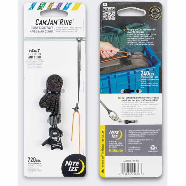 Nite Ize NiteIze CamJam Ring 12 Bl B Popruh na upevnění