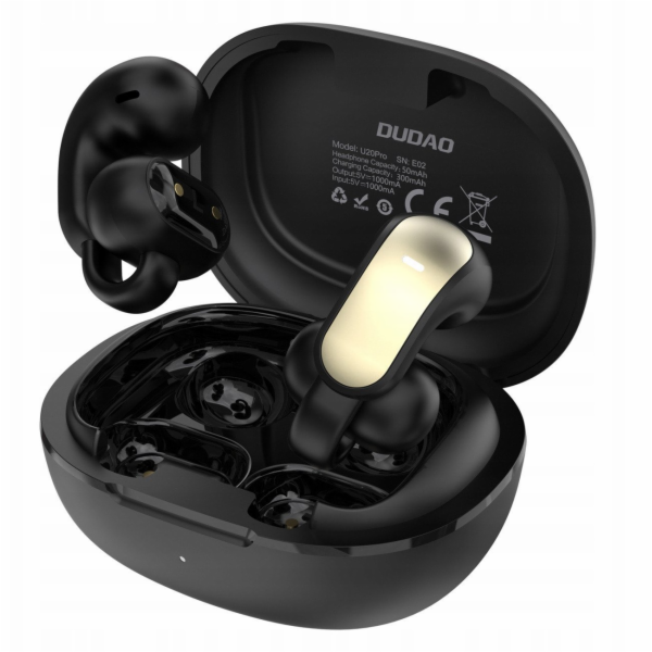 Dudao Bezdrátová Bluetooth sluchátka U20 Pro TWS - černá