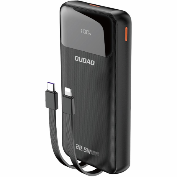 Dudao Powerbanka K15Pro 20000mAh 22,5W PD s USB-C / USB-A...