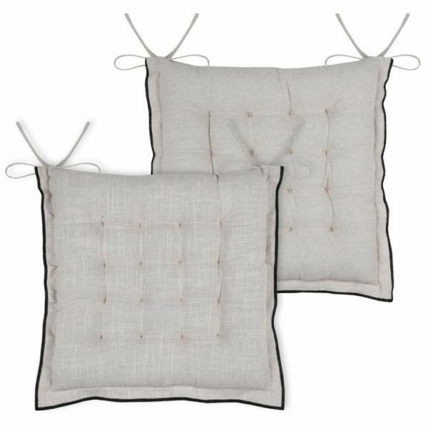 NoName Polštář na židli, s úvazy, HELIOS, 38 x 38 cm