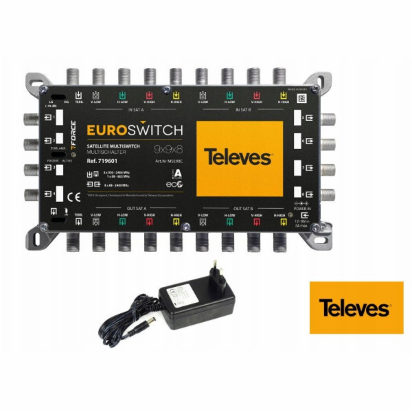 Televes MULTISWITCH EUROSWITCH 9x9x8 ref. 719601