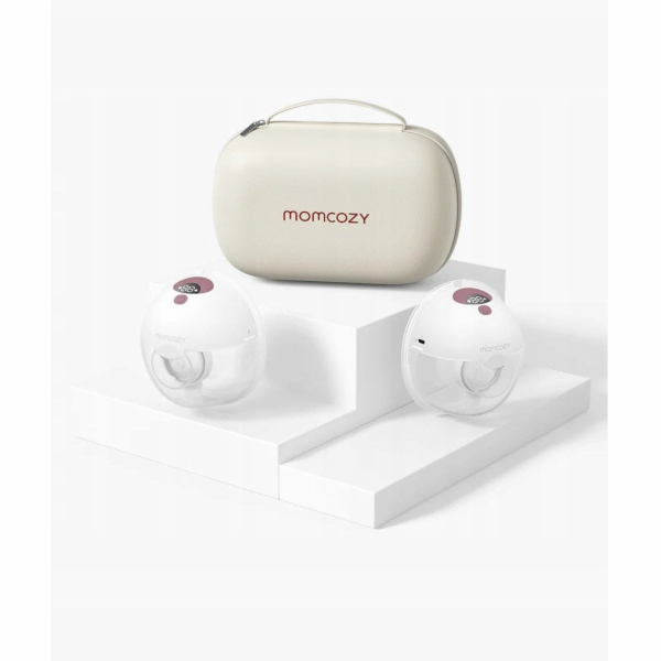 U-grow Dvojitá odsávačka mléka Momcozy M5 červená, 160 ml