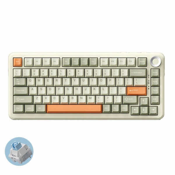Ajazz Bezdrátová mechanická herní klávesnice AK820MAX - r...