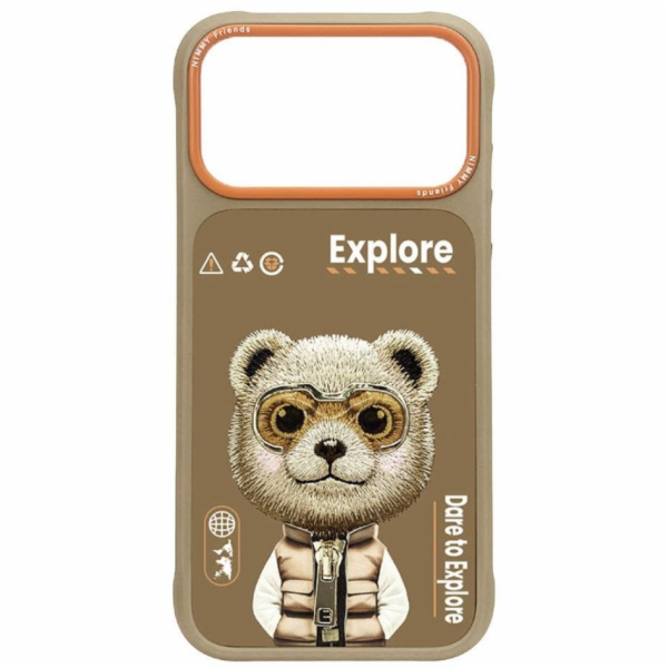 Nimmy Kryt Cool&Cute 2.0 Bear pro iPhone 17 Pro béžový