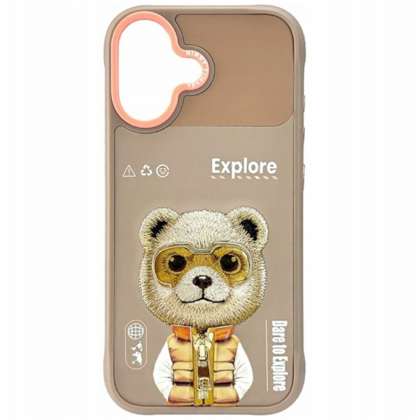 Nimmy Kryt Cool&Cute 2.0 Bear pro iPhone 17, béžový