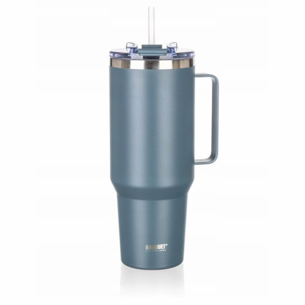 Banquet OCELOVÝ TERMOHRNEK 1200ML S RUKOJEŤEM A BRVČKEM T...