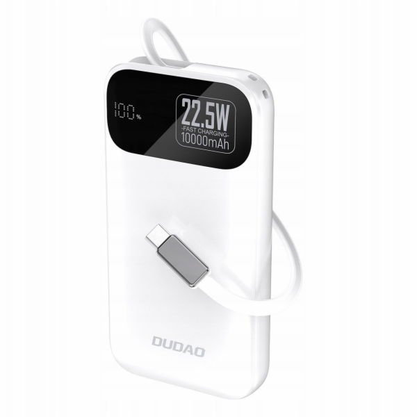 Dudao Powerbanka K31 10000 mAh 22,5 W PD s vestavěným kab...