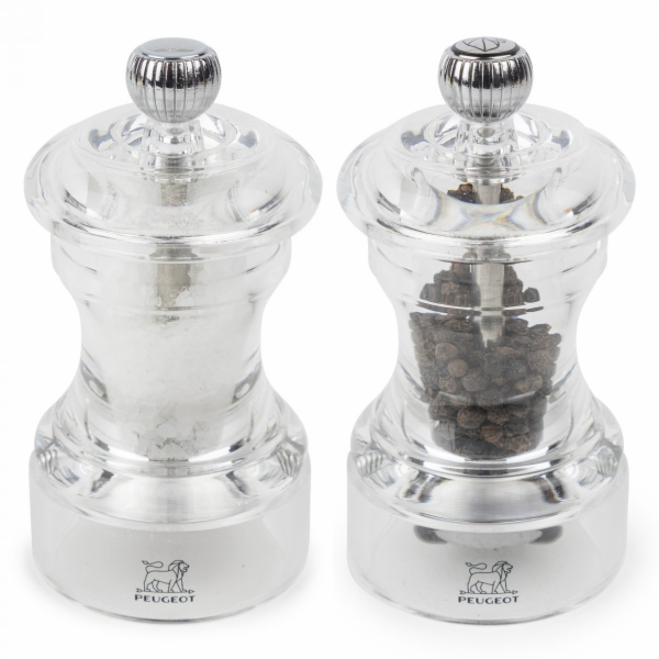 Peugeot BISTRO Sada mlýnků na sůl a pepř 10 cm akryl