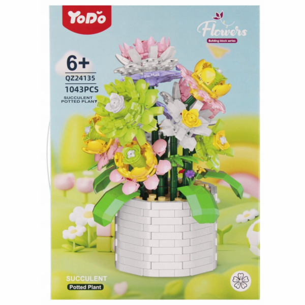 Mega&nbsp;Creative&nbsp;STAVEBNÍ&nbsp;BLOKY&nbsp;KVĚTINY&nbsp;1043&nbsp;KS&nbsp;29X41X6&nbsp;MC&nbsp;P...