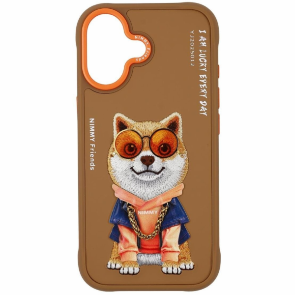 Nimmy Pouzdro Glasses Cool Dog pro iPhone 17 béžové