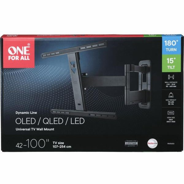 One For All Nastavitelný, naklápěcí a otočný držák WM5650...