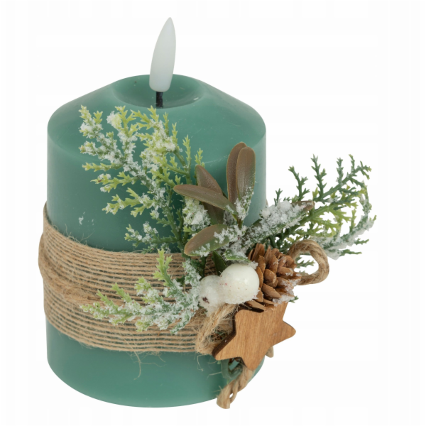 Atmosphera Dekorativní LED parafínová svíčka, 10 cm