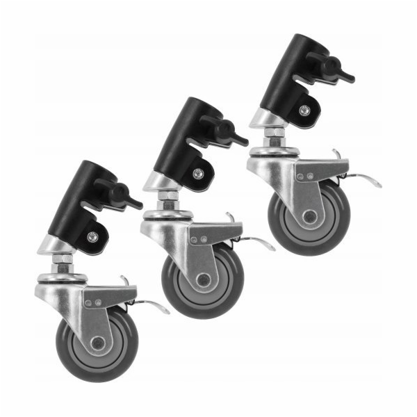 Jinbei Sada tří koleček JB11-036C pro stojan osvětlení