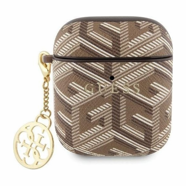 Guess Guess GUA2PGCE4CW kryt na AirPods 1/2 hnědý/hnědý p...