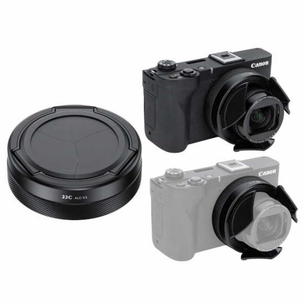 JJC&nbsp;Automatická&nbsp;krytka&nbsp;objektivu&nbsp;pro&nbsp;Canon&nbsp;Powershot&nbsp;V1&nbsp;/...